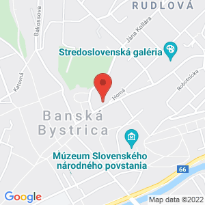 Google map: Horná 60 Banská Bystrica